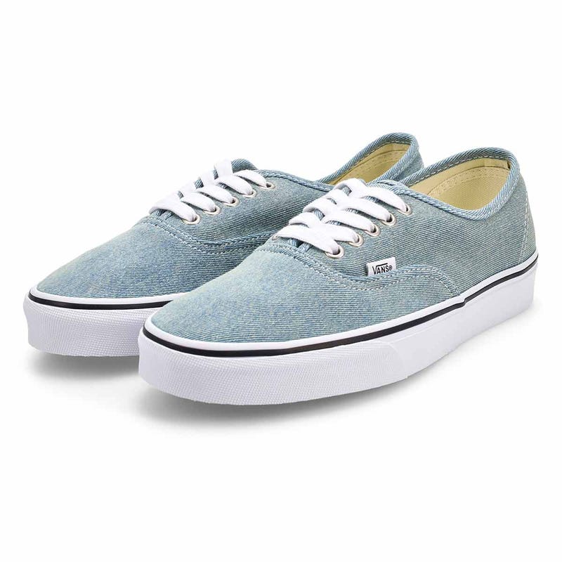 Espadrille lacée Authentic en denim pour hommes - Bleu/blanc