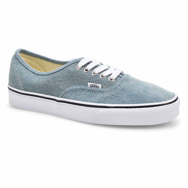 Espadrille lacée Authentic en denim pour hommes - Bleu/blanc