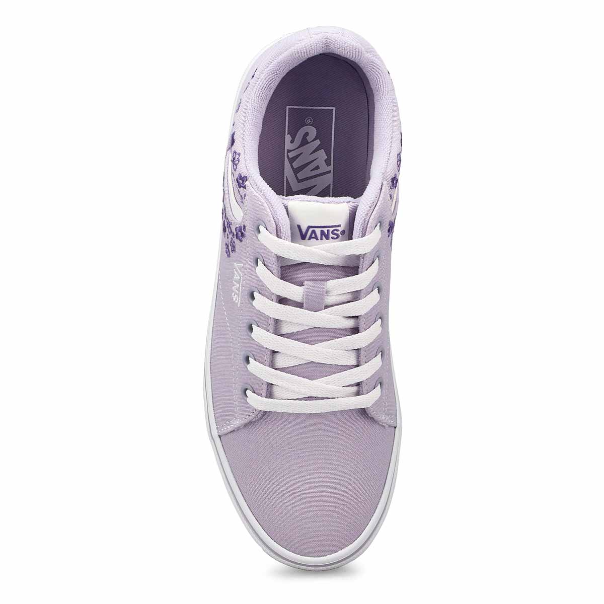 Women's  Seldan Embroidered Lace Up Sneaker - Flowers Evening Haze