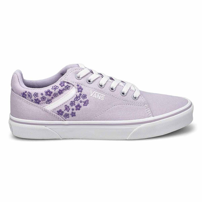 Women's  Seldan Embroidered Lace Up Sneaker - Flowers Evening Haze