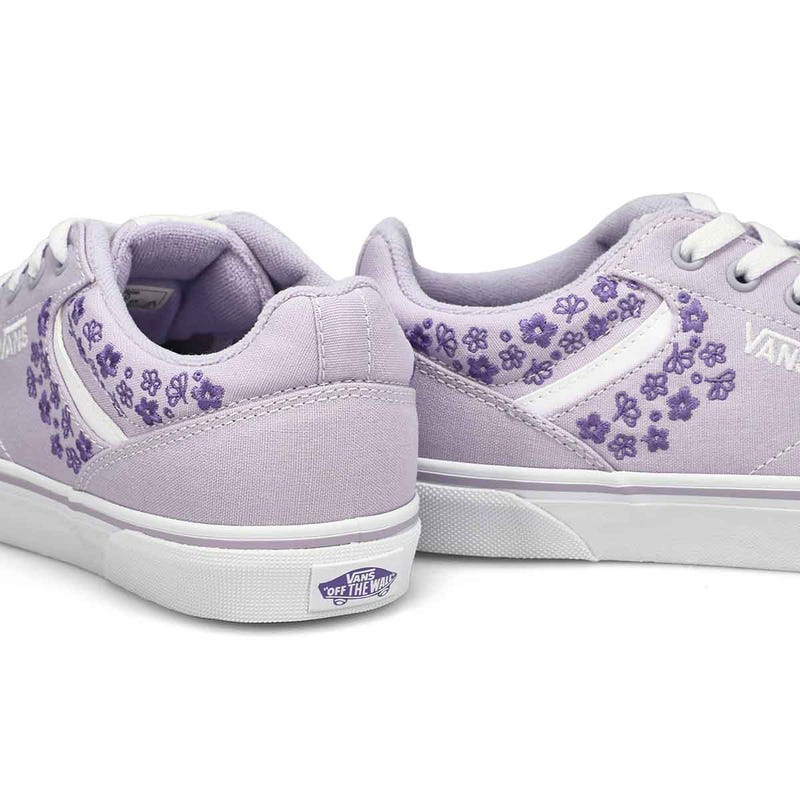 Women's  Seldan Embroidered Lace Up Sneaker - Flowers Evening Haze