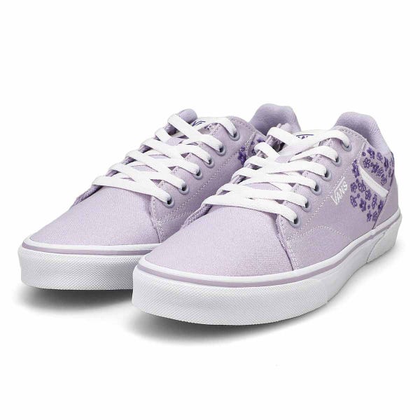 Women's  Seldan Embroidered Lace Up Sneaker - Flowers Evening Haze