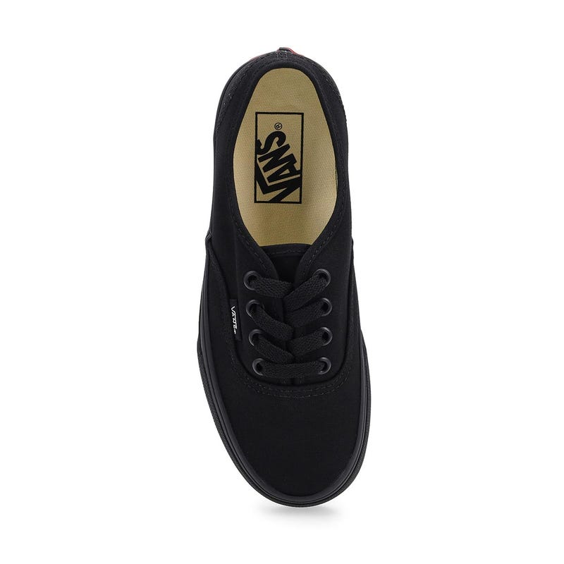 Espadrille à lacets Authentic pour enfants - Noir/noir