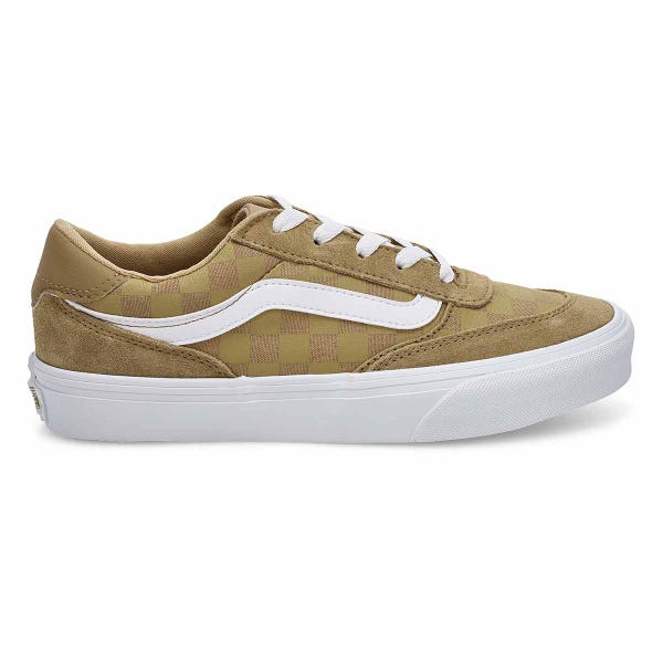 Women's  Brooklyn Tonal Check Lace Up Sneaker - In