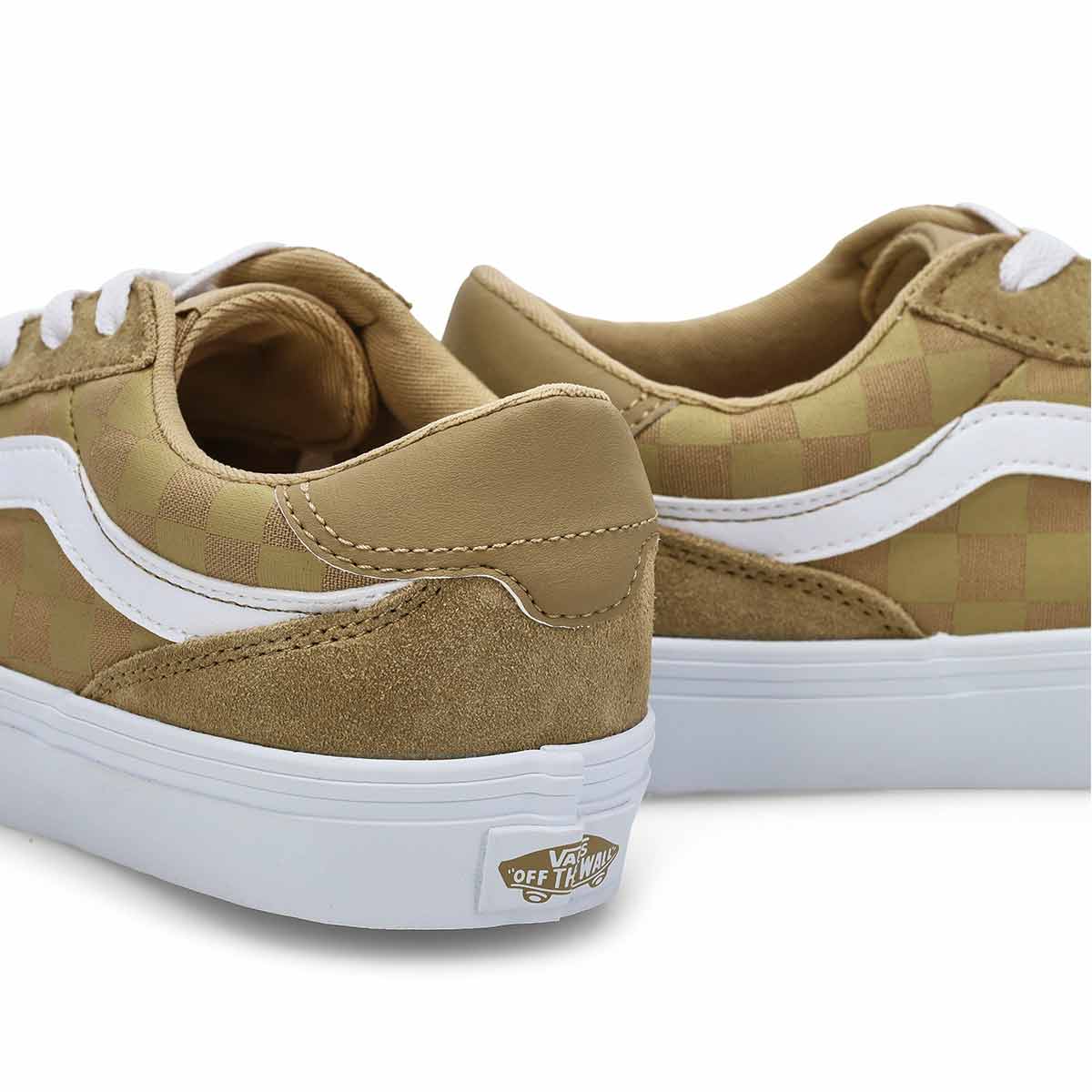 Women's  Brooklyn Tonal Check Lace Up Sneaker - In