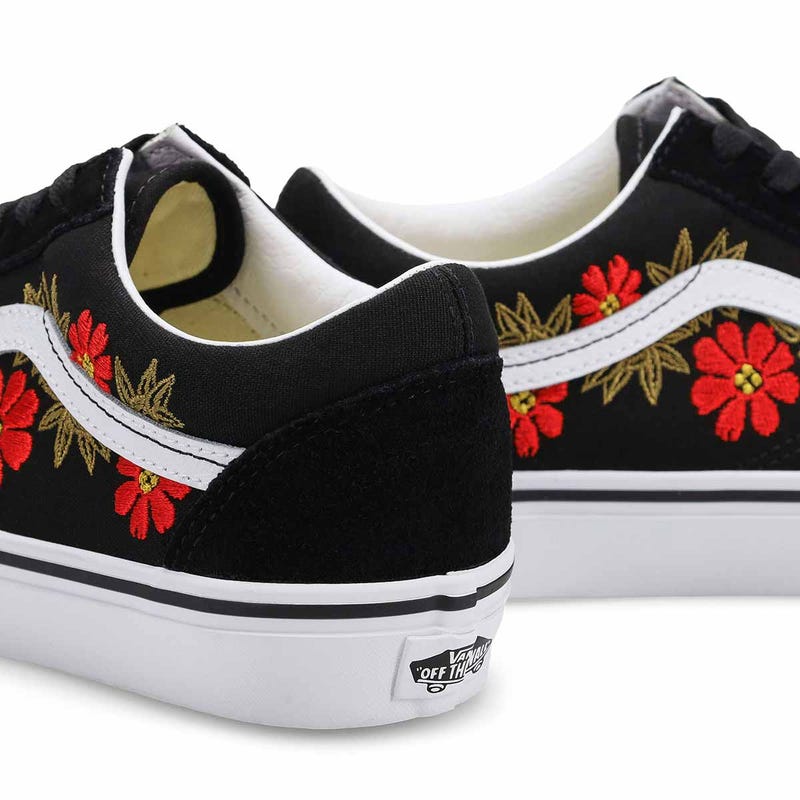 Women's Old Skool Sneaker - Embroidery Black