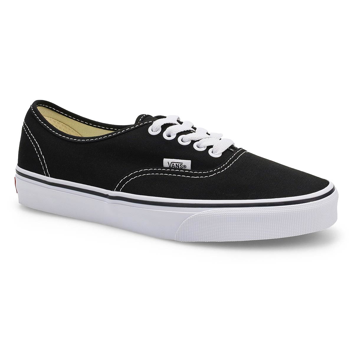 Women's  Authentic Lace Up Sneaker - Black/Black