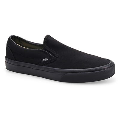 Lds Classic Slip-On Sneaker - Black/Black