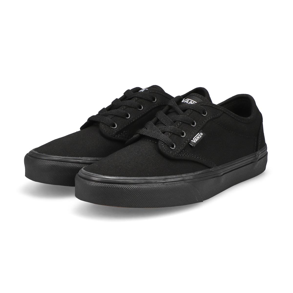 Boys' Atwood  Canvas Lace Up Sneaker - Black
