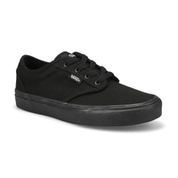 Boys' Atwood  Canvas Lace Up Sneaker - Black