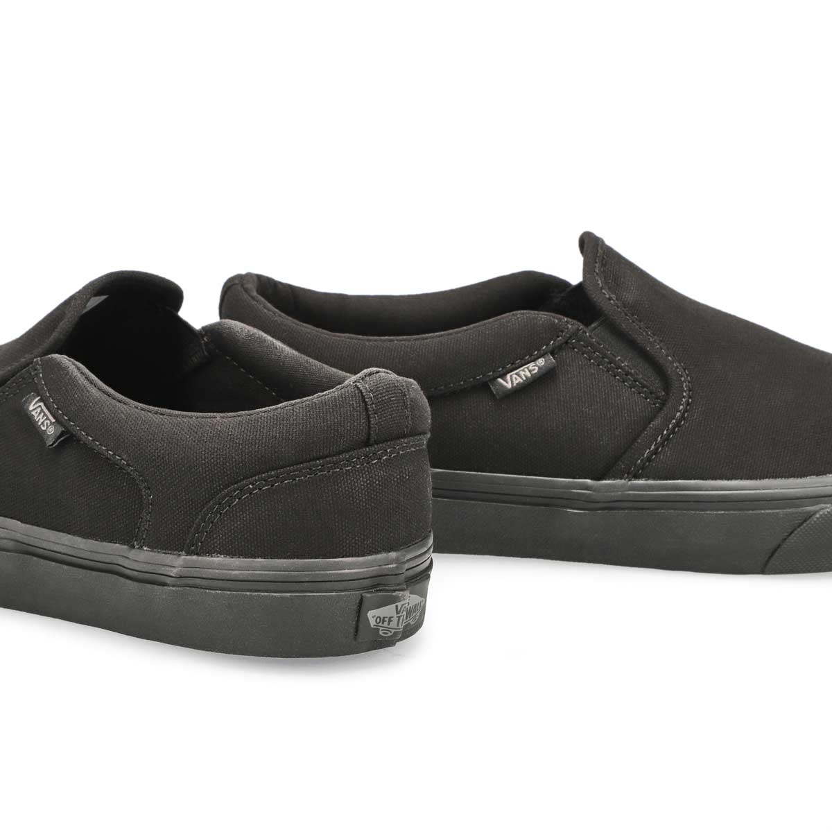 Men's Asher Slip On Sneaker - Black/Black