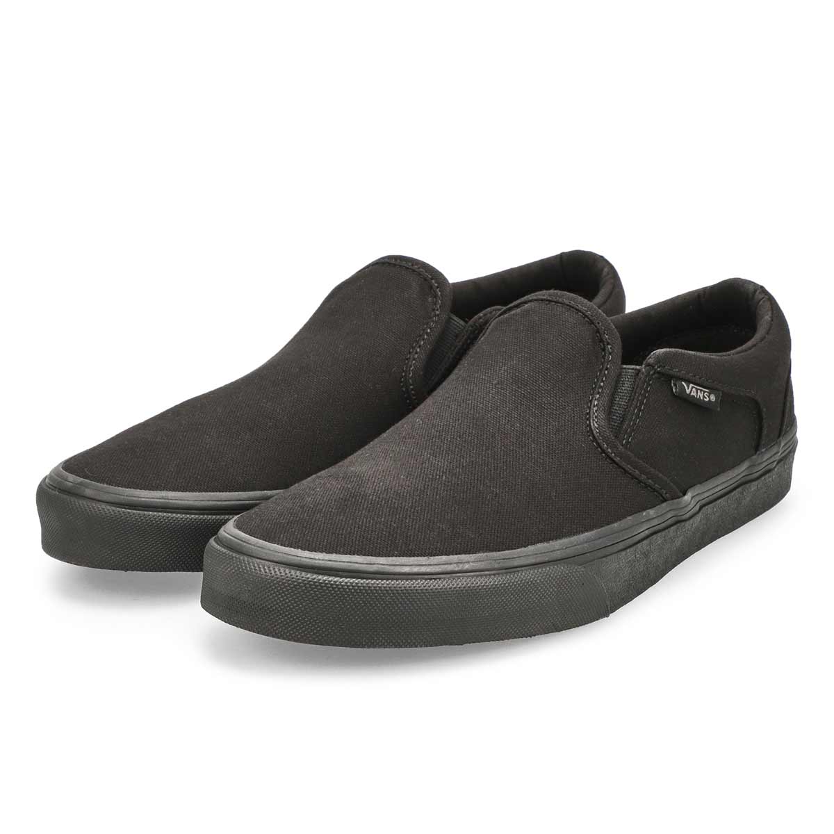 Black Asher Slip On Vans | lupon.gov.ph