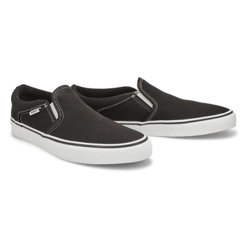 Men's Asher Slip On Sneaker - Black/White