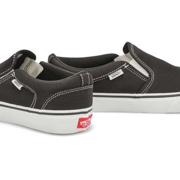 Men's Asher Slip On Sneaker - Black/White