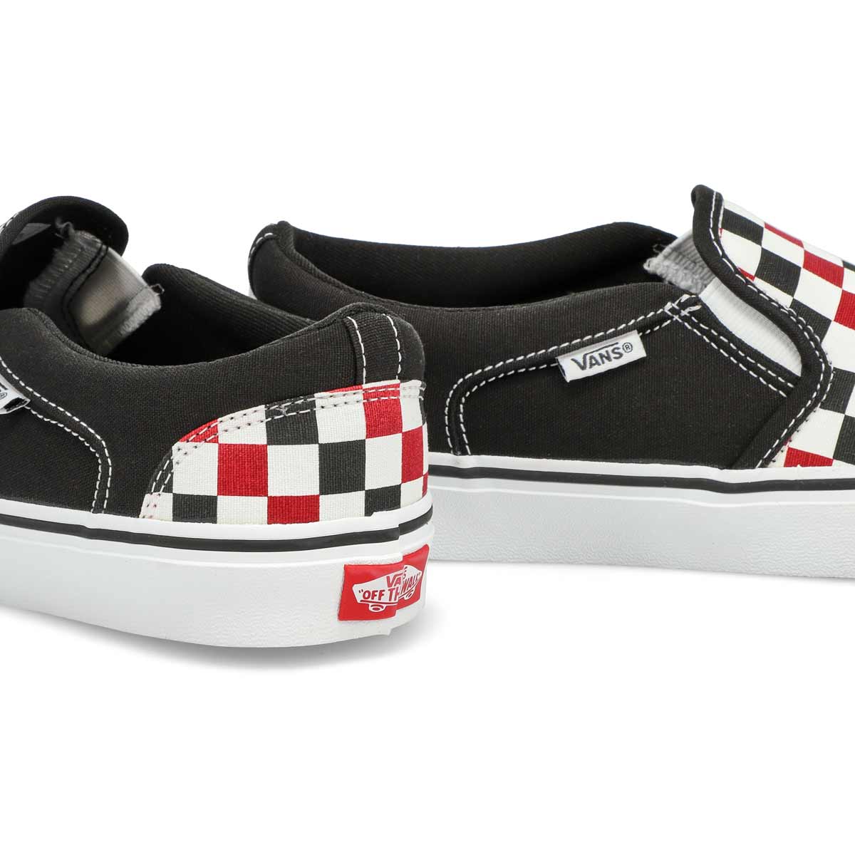 checkered men's vans