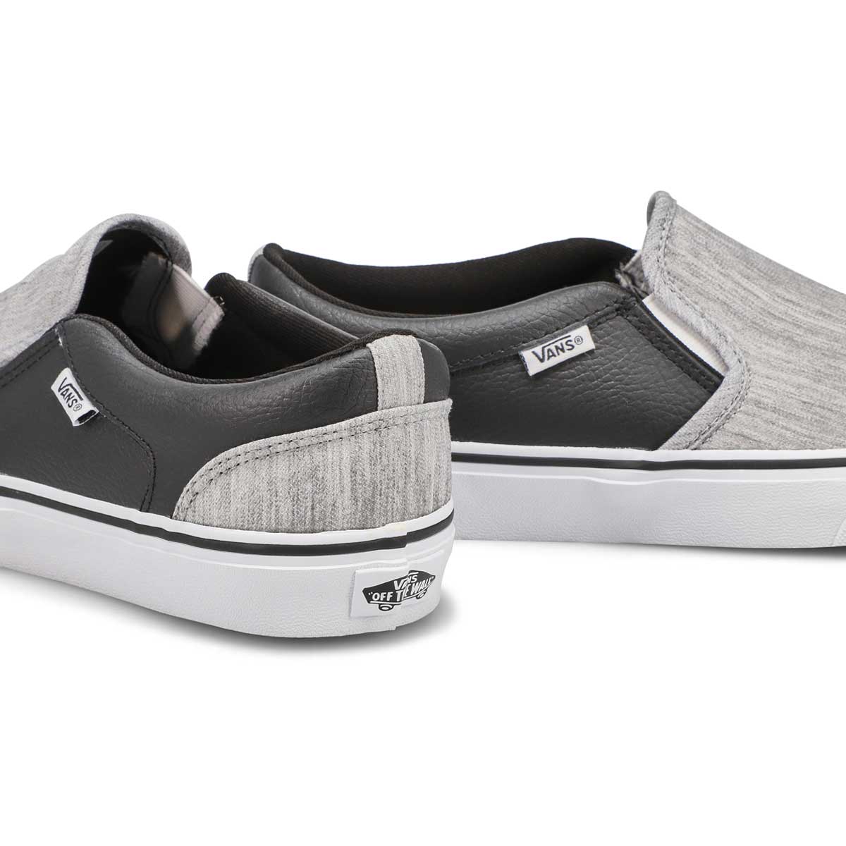 Men's Asher Slip On Sneaker - Grey/Black