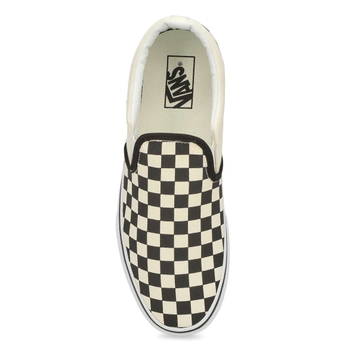 Men's Asher-Checker Slip On Sneaker - Black/Natura