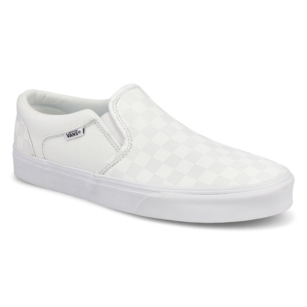 Men's Asher Sneaker - Checkered White/White