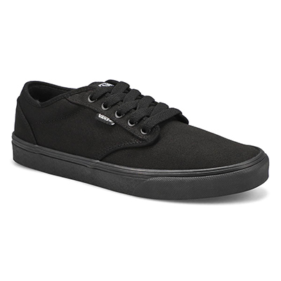 Mns Atwood Canvas Lace Up Snkr-Blk/Blk