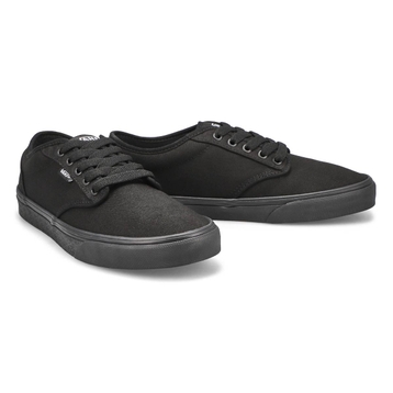 Men's Atwood Canvas Lace Up Sneaker - Black/Black