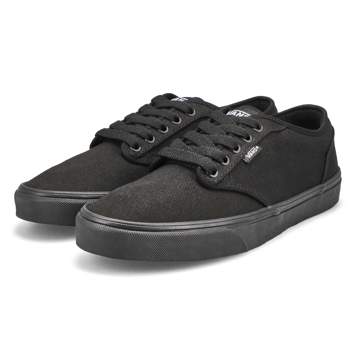 Men's Atwood Canvas Lace Up Sneaker - Black/Black