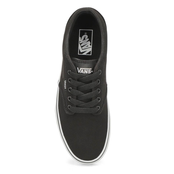 Men's Atwood Canvas Lace Up Sneaker - Black/White