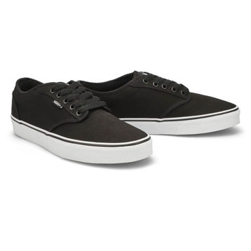 Men's Atwood Canvas Lace Up Sneaker - Black/White