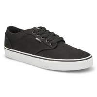 Men's Atwood Canvas Lace Up Sneaker - Black/White