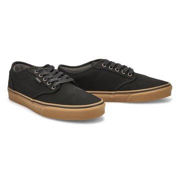 Men's Atwood Canvas Lace Up Sneaker - Black/Gum