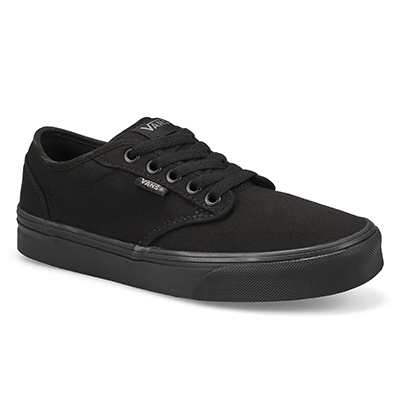Lds Atwood Lace Up Sneaker - Black/Black