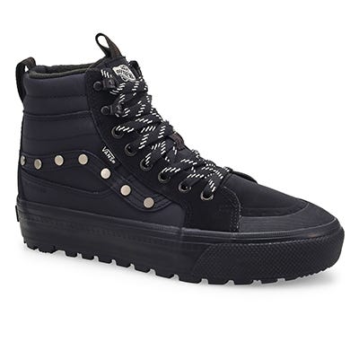 Lds Sk8-Hi Waterproof Insulated Boot - Studs/Black