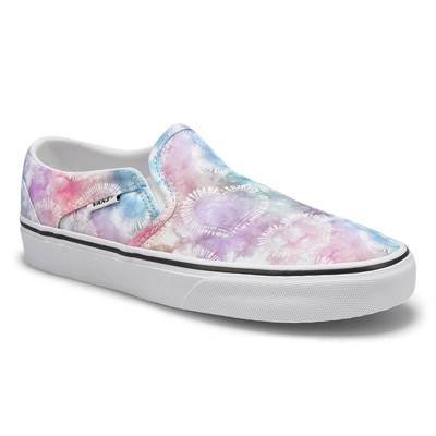 Lds Asher Heart Tie Dye Sneaker - Multi/Antique White