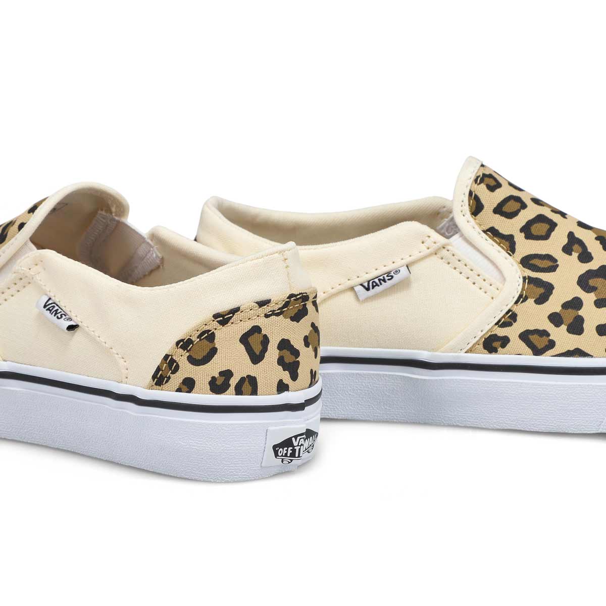 Women's Asher Leopard Slip On Sneaker - Antique White