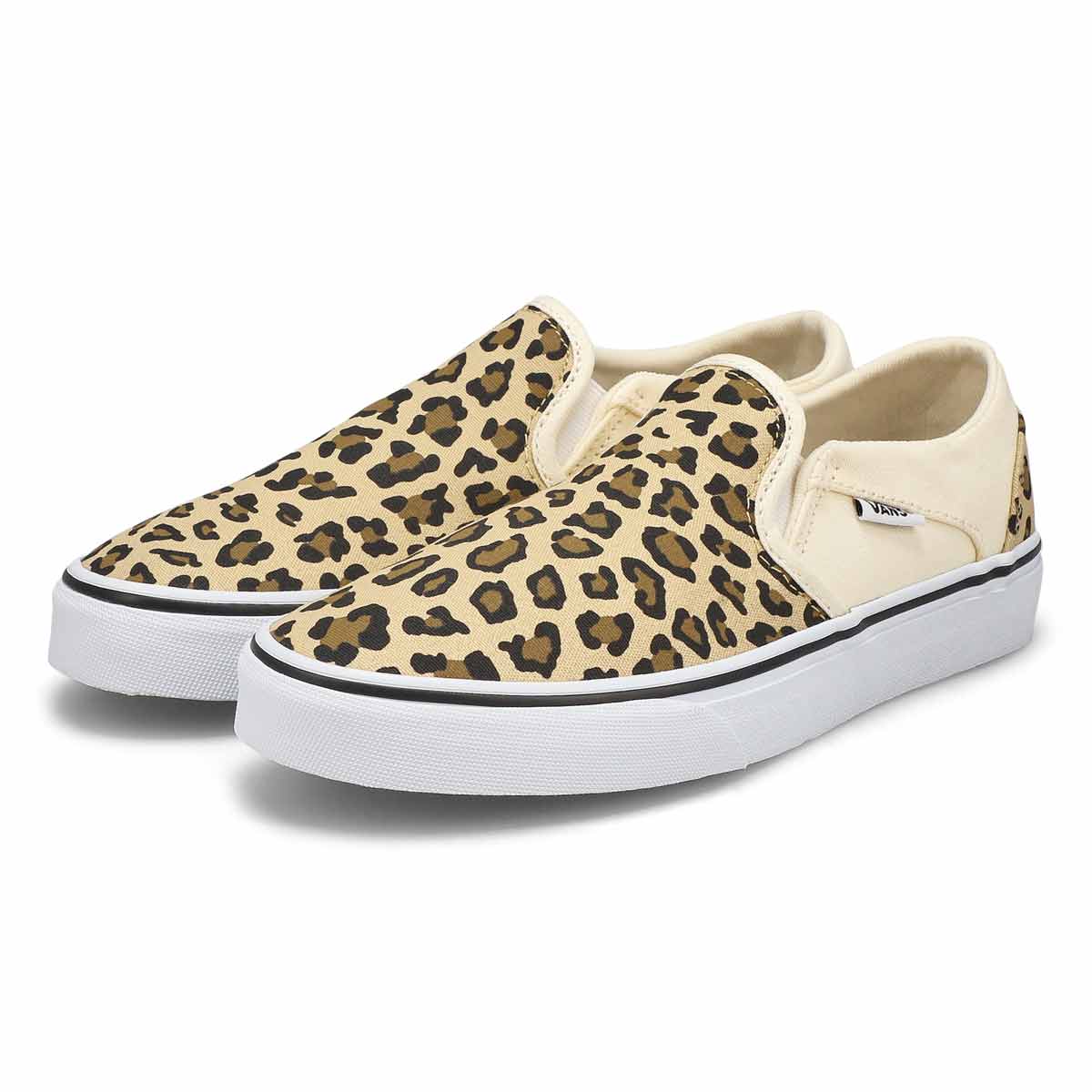 Women's Asher Leopard Slip On Sneaker - Antique White