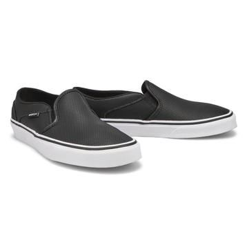 Women's Asher Leather Sneaker - Black