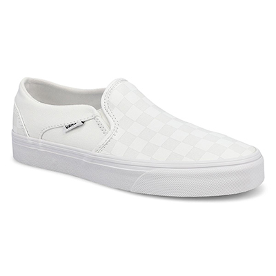 vans white asher