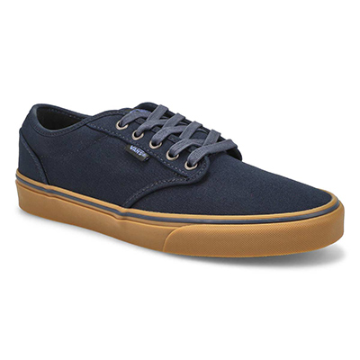 Mns Atwood Canvas Lace Up Sneaker - Navy/Gum