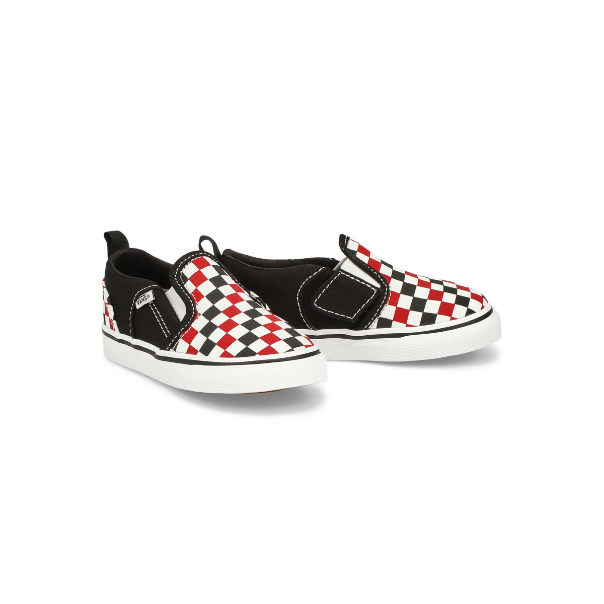 Infants' Asher V Sneaker - Checkered Red/Black