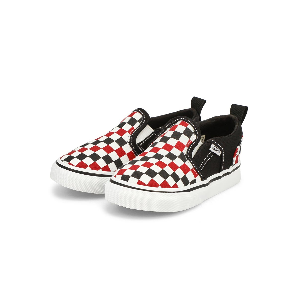 Infants' Asher V Sneaker - Checkered Red/Black