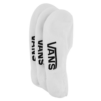 Mns Classic Super No-Show Sock 3 Pack - White