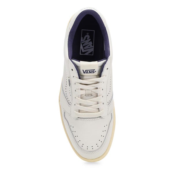 Espadrille à lacets Court Low pour hommes - Blanc/Marine