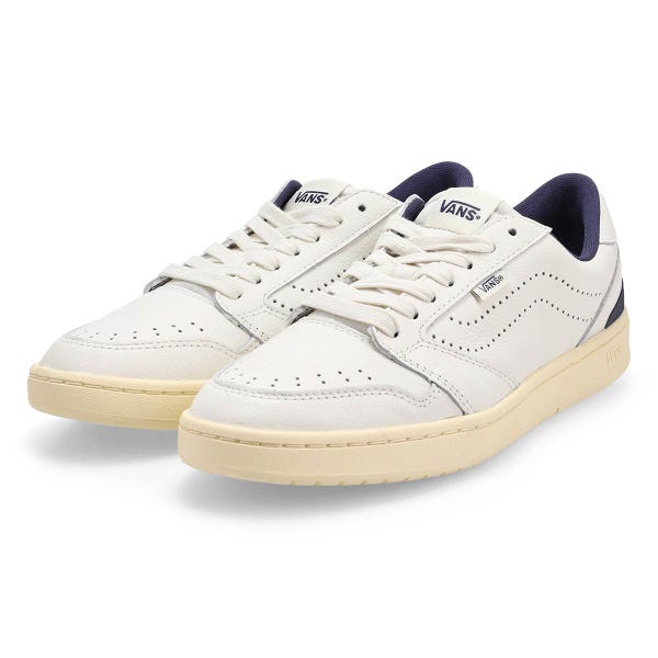 Espadrille à lacets Court Low pour hommes - Blanc/Marine