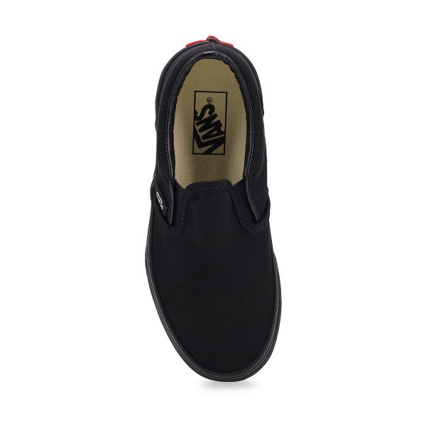 Espadrille classique à enfiler pour enfants - Noir/Noir