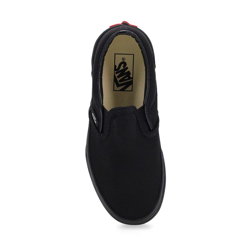 Espadrille classique à enfiler pour enfants - Noir/Noir