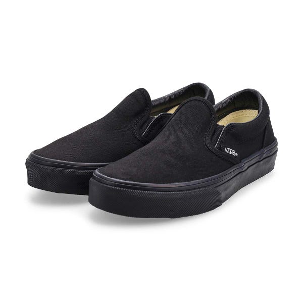 Espadrille classique à enfiler pour enfants - Noir/Noir