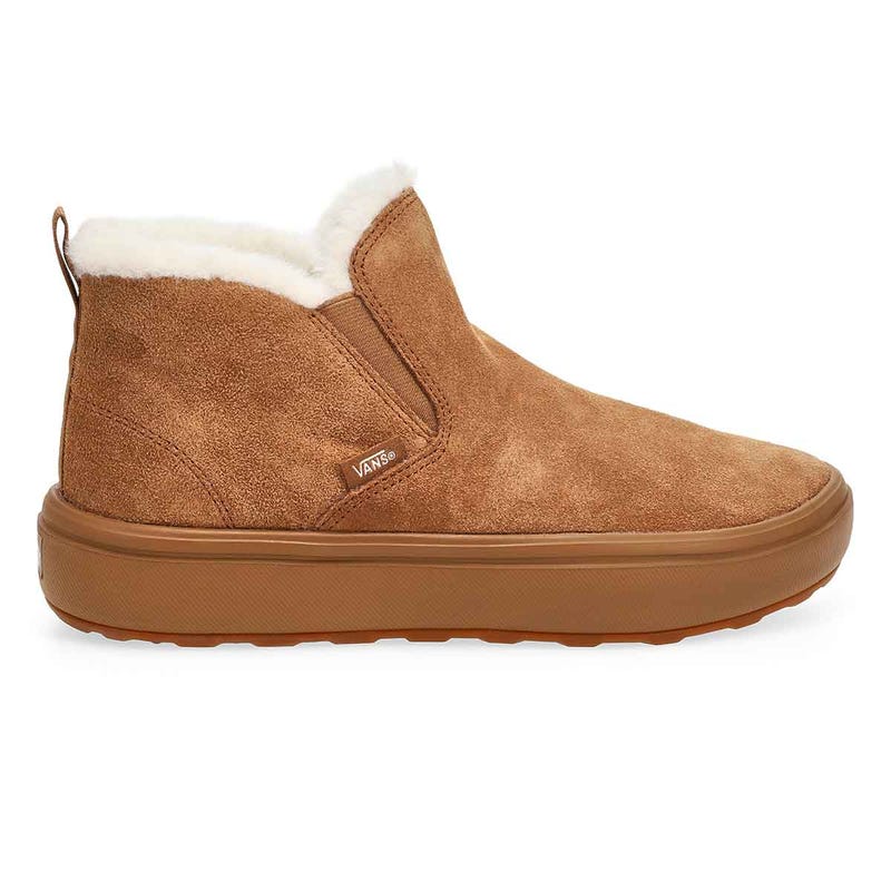Women's  Mid-Slip Platform Light Casual Boot - Chipmunk