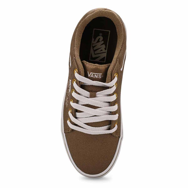 Women's  Seldan Lace Up Sneaker - Mono Embroidery Walnut