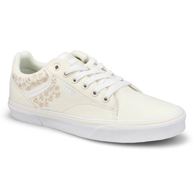 Baskets à lacets SELDAN EMBROIDERED, fleurs guimauve, femmes