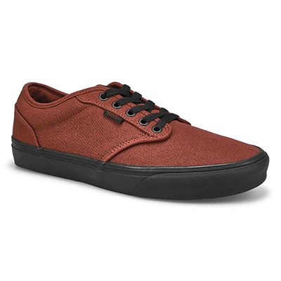 Mns Atwood Canvas Lace Up Sneaker - RootBeer
