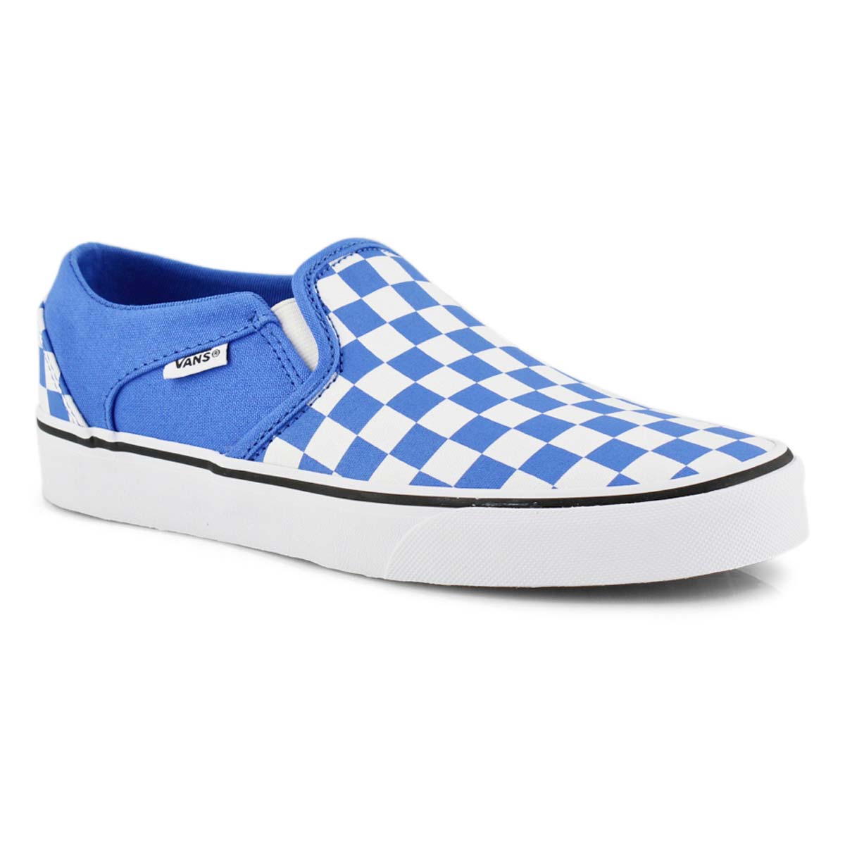 Vans Women's Asher Sneaker Nebulas Blue/Whi | USA